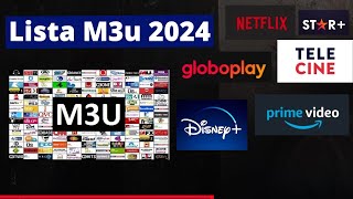 🟢Melhor Lista M3U 2024 Lista M3u Lista M3u Para Iptv Lista M3U Para Smartone Iptv M3u Iptv M3ui [upl. by Arnelle]