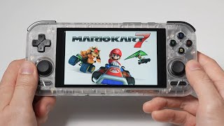 Retroid Pocket 4 Pro 3DS  Mario Kart 7 and 16 games test [upl. by Cattima]