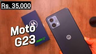 Motorola G23 Unboxing  Moto G23 PTA 1 year warranty [upl. by Blessington]