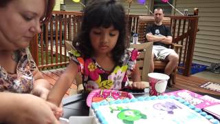 Sofias 3rd Birthday Cake Cutting [upl. by Camp]