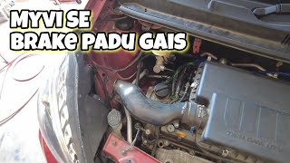 Myvi SE Upgrade servo brake Double Layer pijak sikit je terus melekat [upl. by Luoar99]