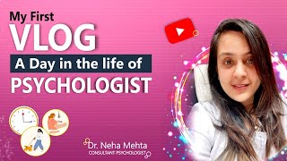 A day in the life of a Psychologist in Hindi  Indian Clinical Psychologist Routine  First Vlog [upl. by Aubreir]