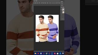 How to Change Sweater Colour in Photoshop Short [upl. by Bernardi]