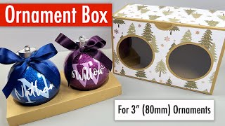 DOUBLE ORNAMENT BOX TUTORIAL DIY [upl. by Yerfdog]