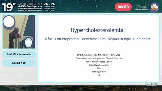 Hypercholesterolemia Focus on PCSK9 Inhibitors  Prof Mick Kumwenda [upl. by Ttereve]