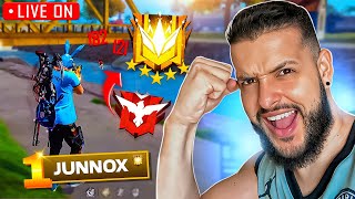 🔥 FREE FIRE AO VIVO 🔥 RUSHANDO ATÉ O DESAFIANTE 🔥 JUNNOX LIVE [upl. by Riella]