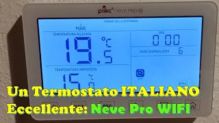 Il termostato che stavi cercando da una vita PLIKC NEVE pro wifi con modifica illuminazione [upl. by Bara]