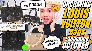 Upcoming LOUIS VUITTON Bags wPRICE CONSTELLATION Collection  SHEARLING Collection  NANO SPEEDY [upl. by Malinda]