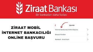 Ziraat Mobil İnternet Bankacılığı Hesabı Açma  Ziraat Mobil Şifresi Nasıl Alınır [upl. by Haimorej]