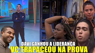 TADEU AVISA Q GIOVANNA PERDEU A LIDERANÇA E DAVI É O NOVO LÍDER quotVC TRAPACEOU NA PROVA DO LÍDERquot [upl. by Sucam]