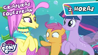 Descubre las criaturas de Equestria🐉🦓🧜‍♀️  2 Horas  My Little Pony 🦄 La magia de la amistad [upl. by Nrev]