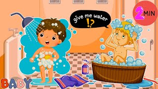 Bath Song Nursery Rhymes  Fun amp Educational Bath Time Song for Kids [upl. by Johnston]