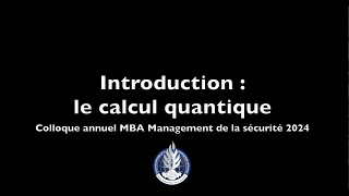 Introduction Colloque IA [upl. by Rett]