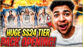 HUGE SUMMERSLAM 24 TIER PACK OPENING IN WWE SUPERCARD [upl. by Mercuri]