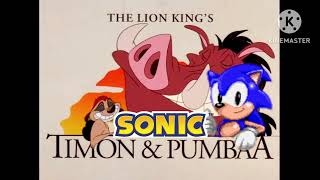 SonicTimon And Pumbaa Theme Song Audio Only [upl. by Nyliac]