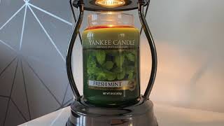 Yankee Candle Review Fresh Mint [upl. by Nelehyram668]