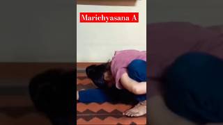 Marichyasana Atrending motivation marichyadanayogaforweightloss yogaworkout weightloss viral [upl. by Citron258]