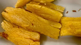 MANDIOCA “FRITA” NA AIRFRYER Crocante por fora macia e suculenta por dentro Deliciosa [upl. by Notgnillew]