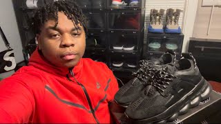 Versace Chain Reaction ‘Triple Black’  Review  Sizing [upl. by Purcell]