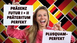 Easily understand the German Tenses  Die deutschen Zeitformen [upl. by Einapets]