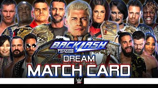 WWE Backlash 2024  Dream Card v4 [upl. by Yngad822]