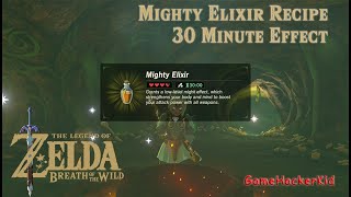 Zelda How to Make 30 Minute Mighty Elixir [upl. by Swift958]