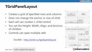 Delphi Developer Skill Sprint  Understanding and Using FireMonkey Layouts [upl. by Nies590]