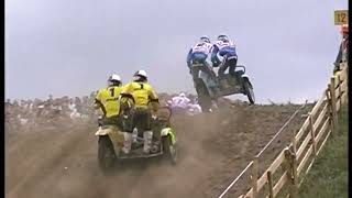 Sidecar motocross racing World championship Belarus 2000 Volkovysk [upl. by Avid138]