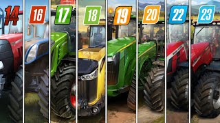 Fs14 vs Fs16 vs Fs17 vs Fs18 vs Fs19 vs Fs20 vs Fs22 vs Fs23  Timelapse [upl. by Blakeley263]