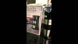 BlackDecker Coffee maker with travel mug 650w ✌🏻 [upl. by Mailli442]