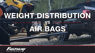 The Difference Between Using Weight Distribution and Air Bags to Level Your Load [upl. by Acirahs]