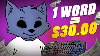 Get Paid 30 for Each Word You Type Start Earning Now  PART 2 [upl. by Ashly]