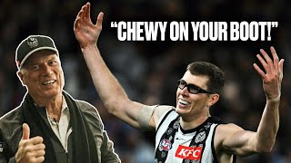 Watch Mason Coxs Dad Micd Up at an AFL game 🎙️😅 [upl. by Haiel772]