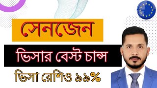 সেনজেন ভিসার বেস্ট চান্স।Schengen tourist visa big Offer [upl. by Cirdek141]