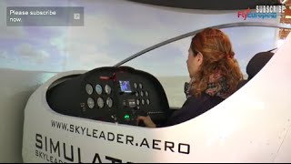 AERO 2014  SKYLEADER 400 Utralight  GP One  Simulator  Martino Tacchini [upl. by Osithe73]