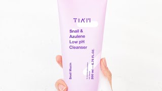 TIAM SNAIL amp AZULENE LOW PH CLEANSER HONEST REVIEW [upl. by Ollie]