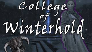 Skyrim How To Get Into the College of Winterhold Mage Guild [upl. by Boar]