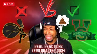 Alabama State vs Mississippi Valley  Zero Quarter  Fall 2024 REACTION [upl. by Omsare]