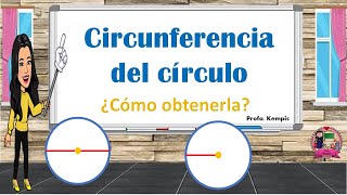 Circunferencia y perímetro del círculo [upl. by Prosser]