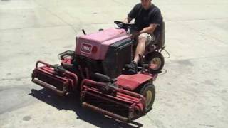 1995 Toro Reelmaster 216D Commercial Riding Mower [upl. by Amador877]