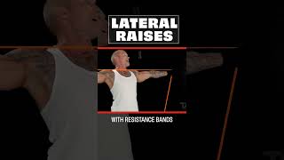 Resistance Bands Training  Lateral Raises  TA2 Build Advanced [upl. by Marjy]