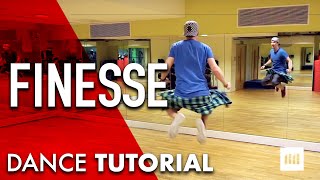 FINESSE  Bruno Mars ft Cardi B BEGINNER Dance TUTORIAL  BHchoreo [upl. by Lowe]