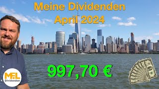 Dividenden April 2024 Das Dividendendepot quotNo risk no funquot [upl. by Ikik]