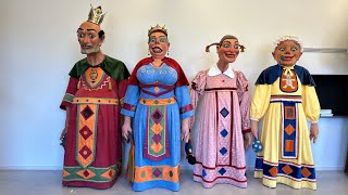 Gegants del carnaval de Solsona a Sallent [upl. by Saffren]