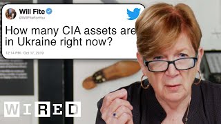 Former CIA Chief of Disguise Answers Spy Questions From Twitter  Tech Support  WIRED [upl. by Ellenod]