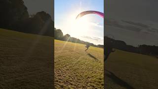 Paramotor Launch Close Call 😰 🚀 aviation paramotor fly [upl. by Iah]