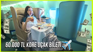 60000 LİRALIK UÇAK BİLETİ İLE KOREYE GİTMEK [upl. by Grover]