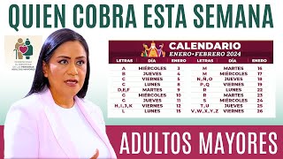 🔔ADULTOS MAYORES🔔QUIEN COBRA ESTA SEMANA⬆️ [upl. by Adnawak]