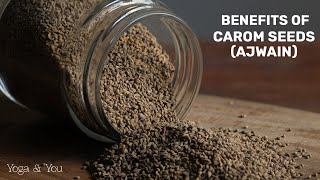 Benefits of Carom Seeds  Ajwain Water  Health Benefits Of Omam  Home Remedy For Indigestion [upl. by Padraic]