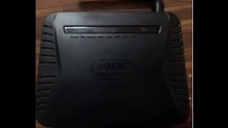 How to configure BSNL DSLW200 WiFi modem router [upl. by Donelle]